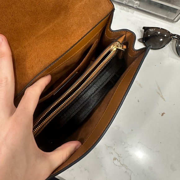 Coach Tilly Top Handle Crossbody Bag in Black - Picture 6 of 7